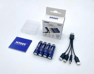 Аккумулятор XTAR 1.5V AA USB-C Гарантия 2450mAh + кабель зарядки