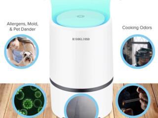 Purificator de aer Rigoglioso, filtru HEPA, filtru carbon activ