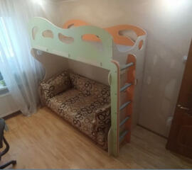 Двухярусная кровать (комплект диван + кровать)