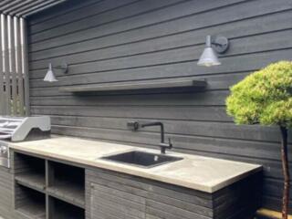 Уличная/садовая кухня для террасы, беседки и зоны барбекю.