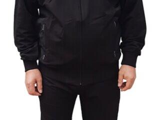 Soccer чёрный спортивный костюм с капюшоном.