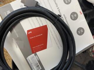 Кабель UNI HDMI 2.1 3 m. 8K/60Hz 4К/144Hz ARC 3D