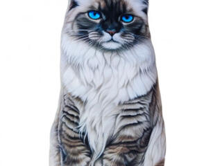 3D подушка Кот Рэгдол