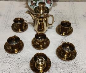 Сервизы чайные, кофейные, самовар электро. Цены от 150 до 300 лей