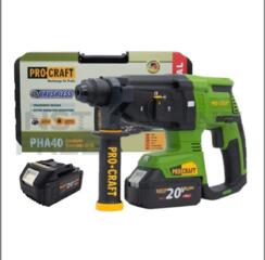 Перфоратор Аккум. ProCraft PHA-40 Кейс (2 АКБ+З/У) РАССРОЧКА+ДОСТАВКА