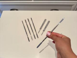 Новые шпателя и ручки для скальпеля