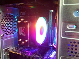 Core i7 3770+16Gb+1070Ti 8Gb+SSD 250 Gb+HDD 250 Gb+500W с подсветкой!