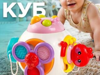 Развивающая игрушка для детей "Бизиборд-шар"| НОВЫЙ