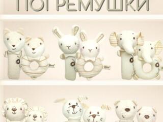 Погремушки - пищалки мягкие для малышей- набор 2 в 1| НОВЫЕ