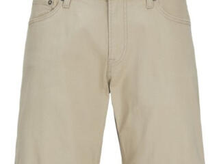 Джинсовые шорты бежевого цвета бу в отличном состоянии