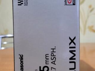 Продам Panasonic Lumix G 25mm f/1.7