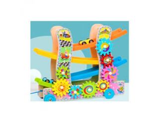 Деревянная игрушка "Трэк с машинками"