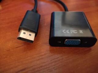 Переходник DisplayPort → VGA - 75р