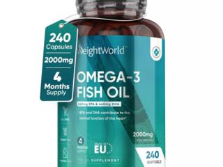 Omega 3 Ulei de Peste 2000mg 240 capsule Рыбий жир Омега-3 2000 мг