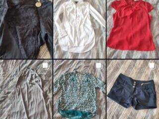 Женские вещи. Рубашка. Платье. Куртка. Брюки для беременных р. 44