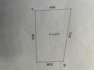 Участок под строительство, огражден блочным забором 30 соток.