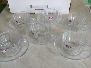 Подарочный кофейный набор на 6 персон. Новый. 100 руб.