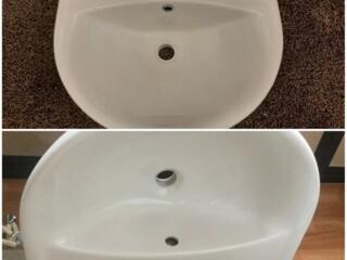 Раковина полукруглой формы с переливом, новая