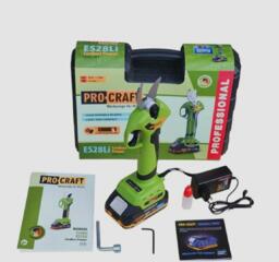 Секатор Аккум. PROCRAFT ES28Li. Ежедневные беспл. доставки. Рассрочка