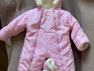 Детский зимний комбинезон на девочку!