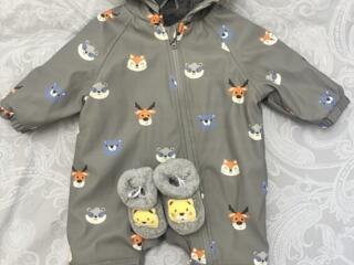 Комбинезон осень+теплые пинетки