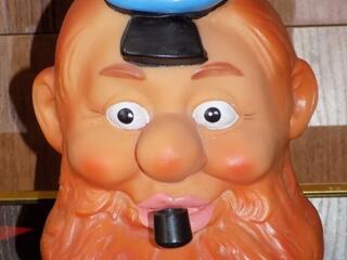 Кукла механическая ГДР. Боцман Хохотунчик ГДР Погремушка Попугай СССР