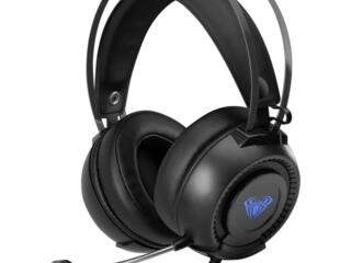 Наушники с микрофоном для игр, прослушивания музыки и фильмов, с басами