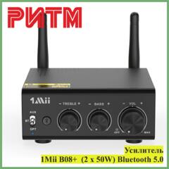 Усилитель 1Mii B08+ (2 х 50W) Bluetooth 5.0 в м. м. "РИТМ"