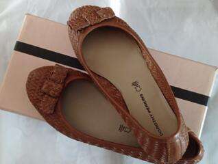 Туфли. Интересная модель с фактурным плетением! Натуральная кожа!