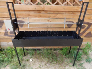 Вертел крестообразный с ЭлПривод на мангал - Scuipat în formă de cruce