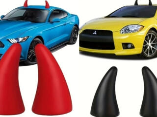 Декоративные рога для автомобиля "Дьявольский стиль" 