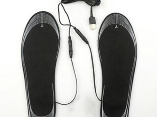 Стельки с подогревом от USB Power Bank.