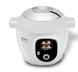 Multicooker tefal cook4me+ cy851130, 6l, 1600w, 6 programe, alb-gri