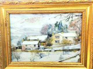 Картина на фарфоре-Германия - 17х22 см - 5000= рублей