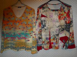 Продам три трикотажные блузки размер 46-48 по 60 лей
