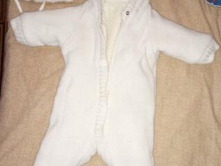 Зимний вязанный комбинезон