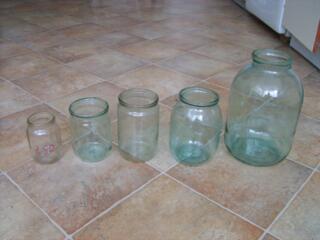 Стеклобанки б. у. 0,5...10л много, см. дополнительно детали