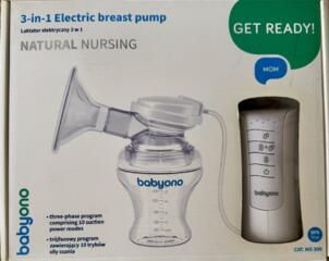 Продам электронный молокоотсос Babyono; детскую посуду