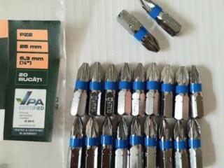 Набор новых бит: РZ2 25мм (20шт). Т20 50мм (15шт)