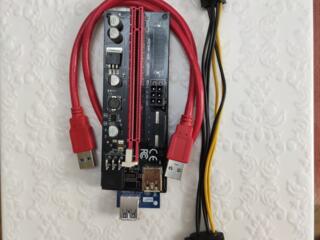 Райзер-карта BEYIMEI PCI-E 1X на 16X.  