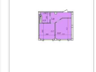 Балка, 1-комн., новострой 38 кв., автономка, кухня 12 м.