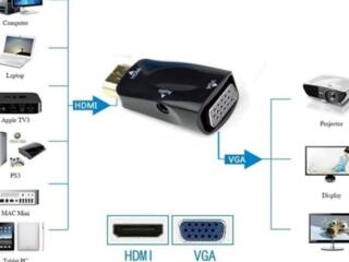 Адаптер преобразования Gembird HDMI to VGA (переходник) ДОСТАВКА