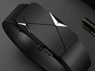 Мужской ремень автоматический с пряжкой-застёжкой