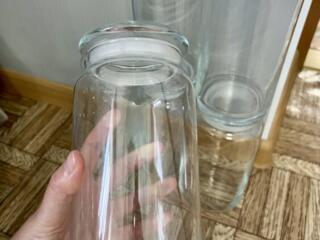 Банка емкость для хранения 1л с крышкой