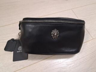 Кожаная мужская сумка из натуральной кожи