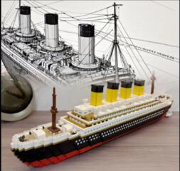 Конструктор «Титаник» из микро-деталей