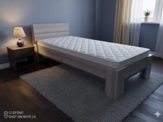 Кровать на металлическом каркасе