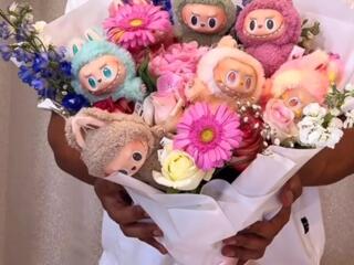 Уникальные букеты из Labubu