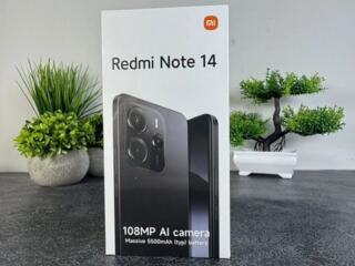 СЯОМИ Redmi Note 14 4G 8/256 - 190$ (НОВЫЙ) в подарок наушники!
