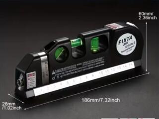 Лазерный уровень+ рулетка.